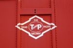 T&P logo on a boxcar